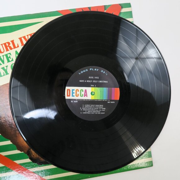 Burl Ives Have A Holly Jolly Christmas Vinyl Record - Picture 3 of 6